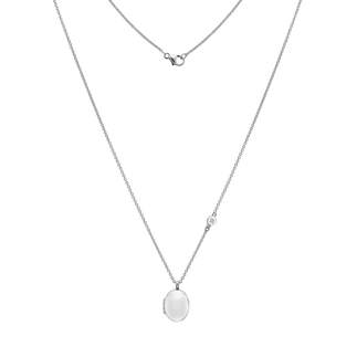 Silver Small Oval Locket