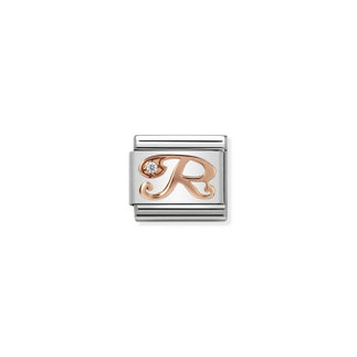 430310 18 Rose Gold Letter R