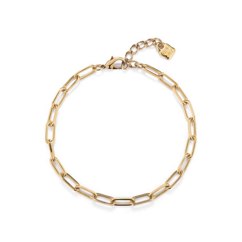 18K Gold Plated COL1944 Chain Link Necklace