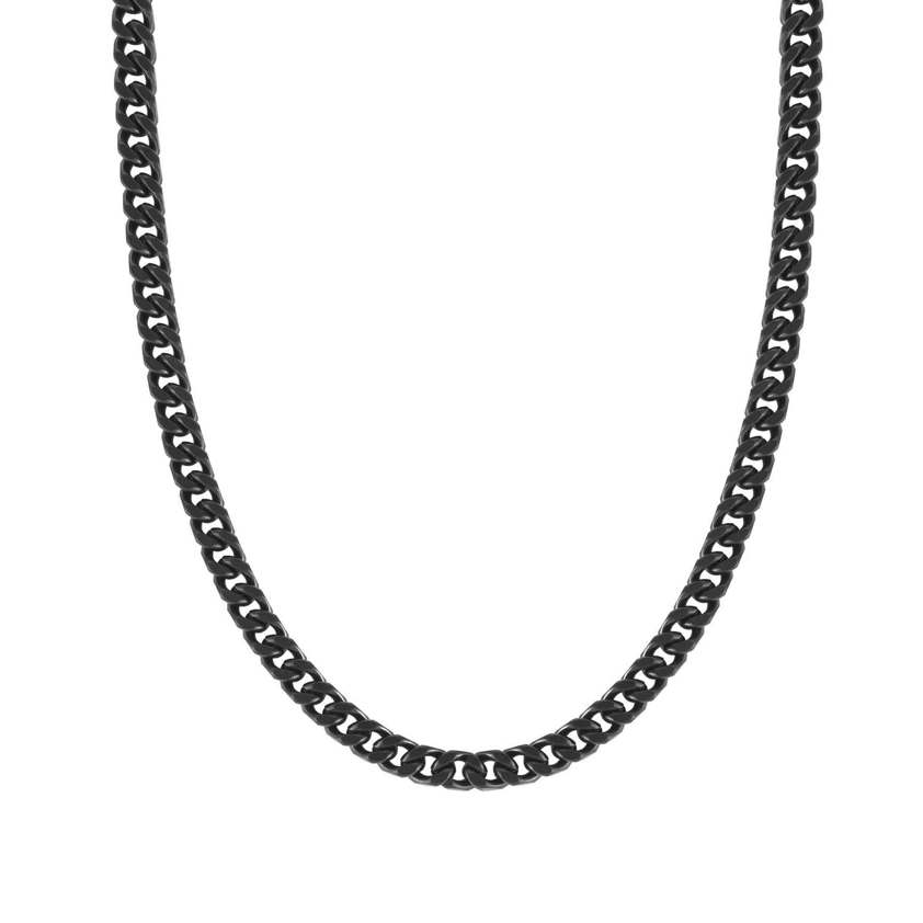 028914 02 BEYOND Small PVD Curb Necklace