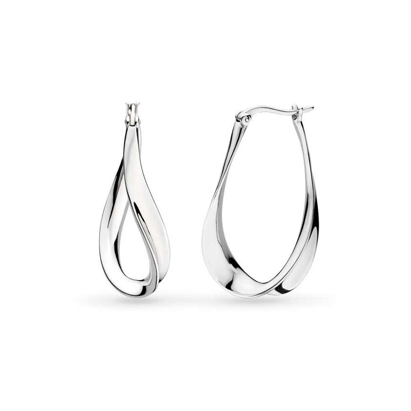 Serenity Grande Hoop Drop Earrings