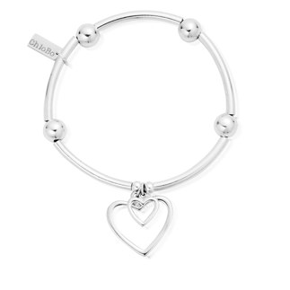 Noodle Ball Open Heart Bracelet
