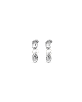 Silver Plated PEN0890 Legend Earrings