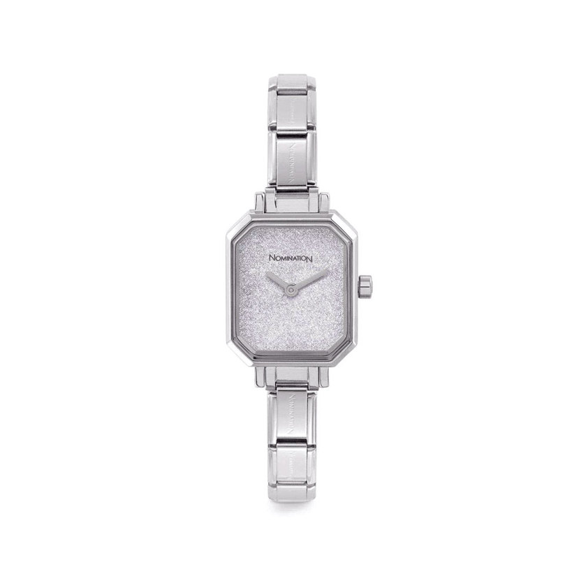 076030 23 Paris Steel Glitter Watch