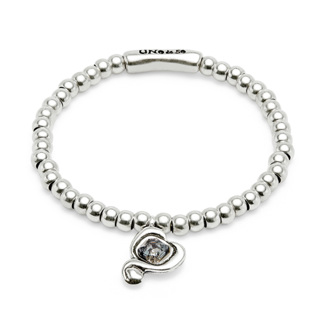 Black                PUL2514 Beaded Stretch Bracelet