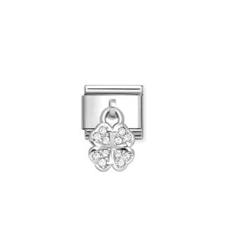 331800 31 White CZ Clover