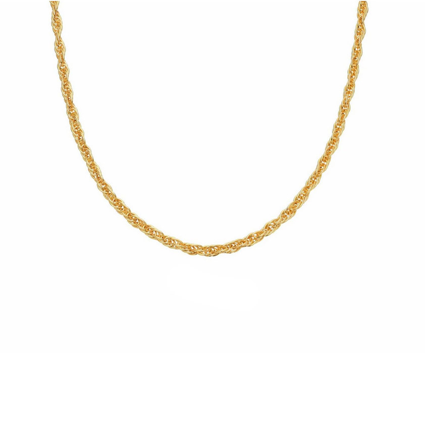 Yellow Gold Vermeil Rope Necklace