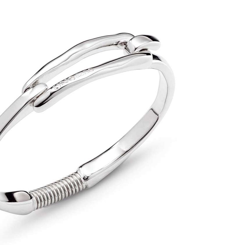 Silver Plated TIED Bangle