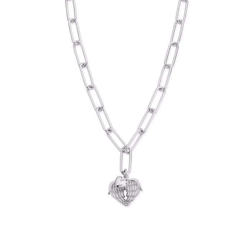 Sterling Silver Faith & Love Necklace