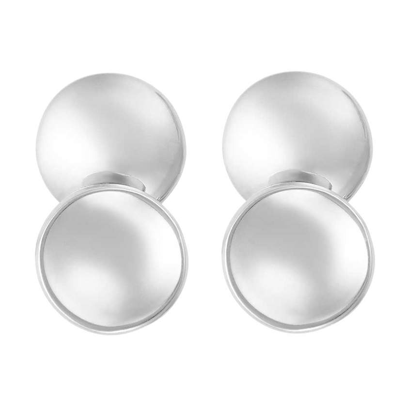 Double Shiny Circle Earrings