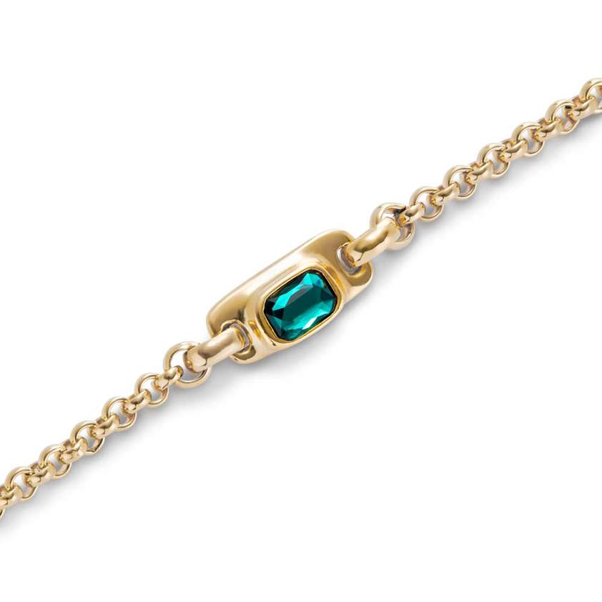 18K Gold Plated PUL2495VRDORO Chain Bracelet