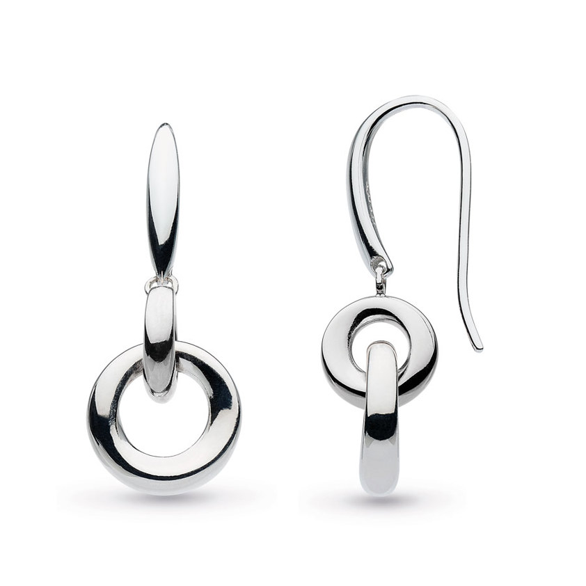 Bevel Cirque Link Drop Earrings