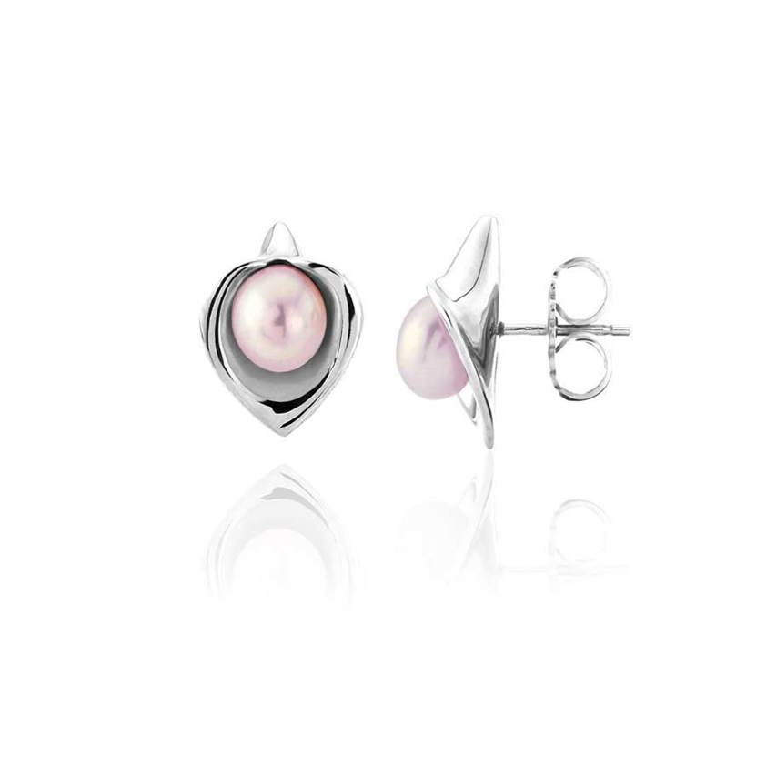 Pink Medium Lily Stud Earrings