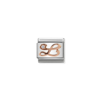 430310 12 Rose Gold Letter L