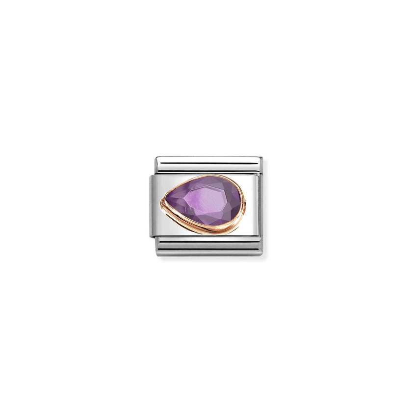 430605 01 Purple Stone Drop LEFT