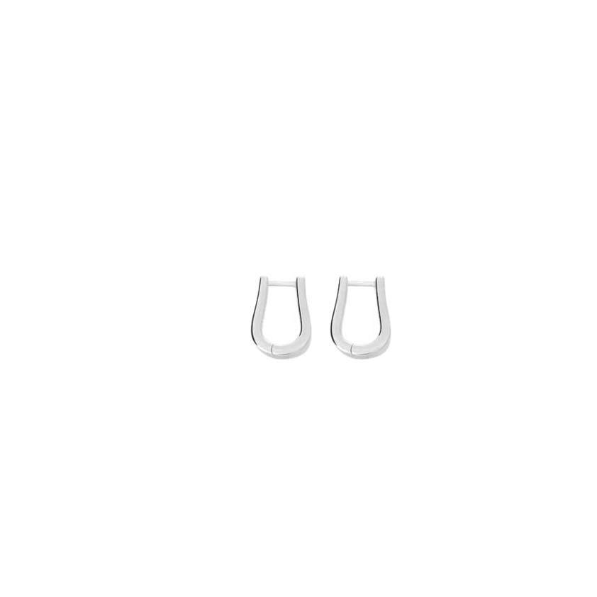 Petal Hoops Sterling Silver
