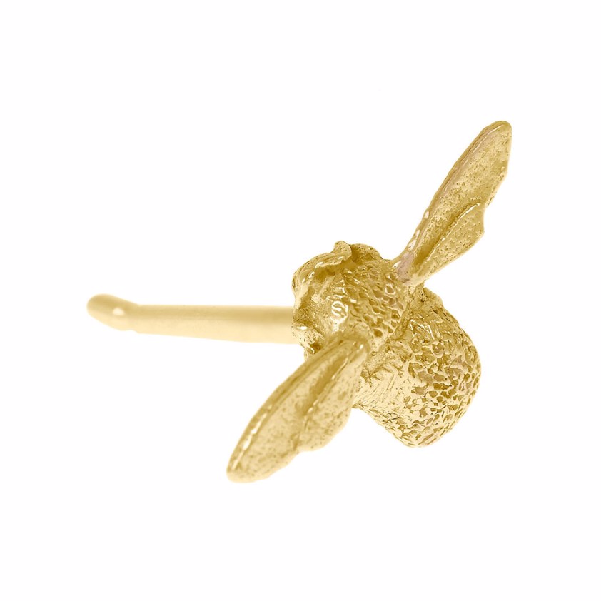 Teeny Weeny Bee Single Stud Earrings