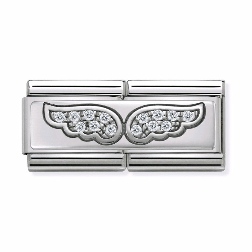 330732 01 Angel Wings With CZ
