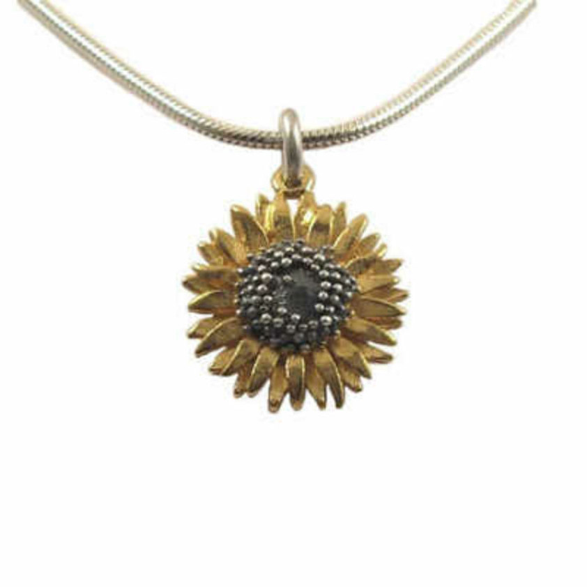 Small Sunflower Pendant