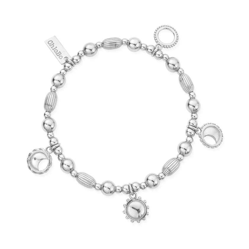 Sterling Silver Phases of the Goddess Bracelet
