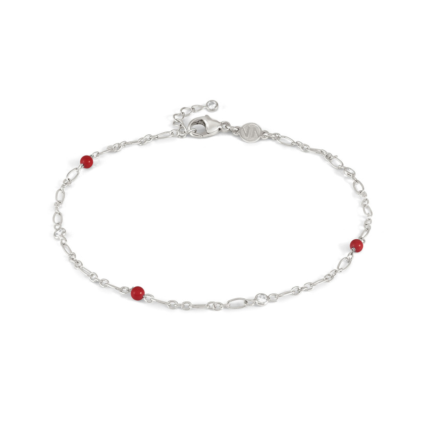 Red Coral 241000 ANKLETS Turquoise/Coral/ Pearl