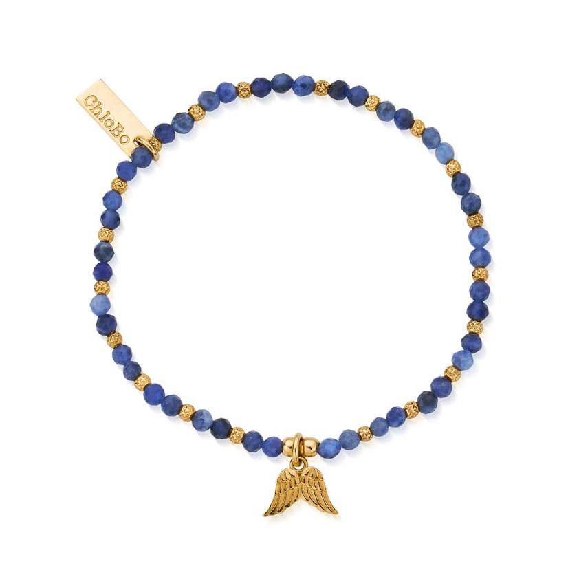 Yellow Gold Plated Guidance Sodalite Bracelet