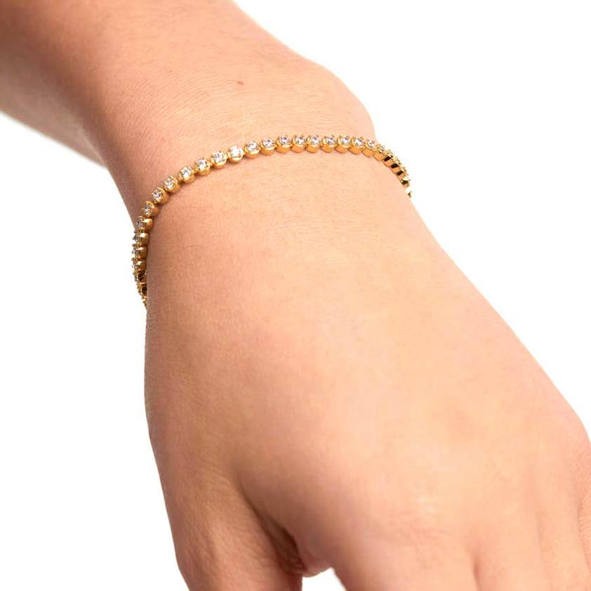 Yellow Gold Plated Florence Bracelet