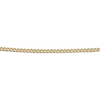 9ct Yellow Gold Curb 41+5cm Chain
