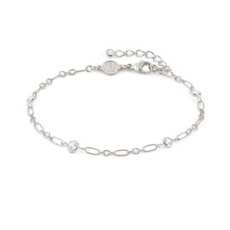146684 36 Silver Elongated Bracelet