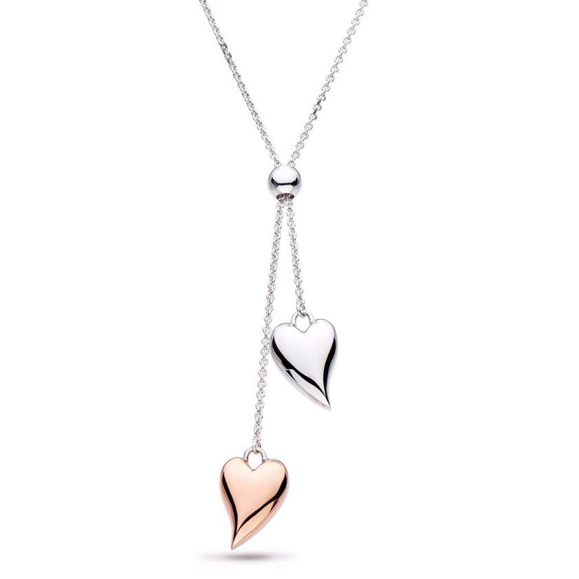 Blush Heart 22" Lariat Necklace