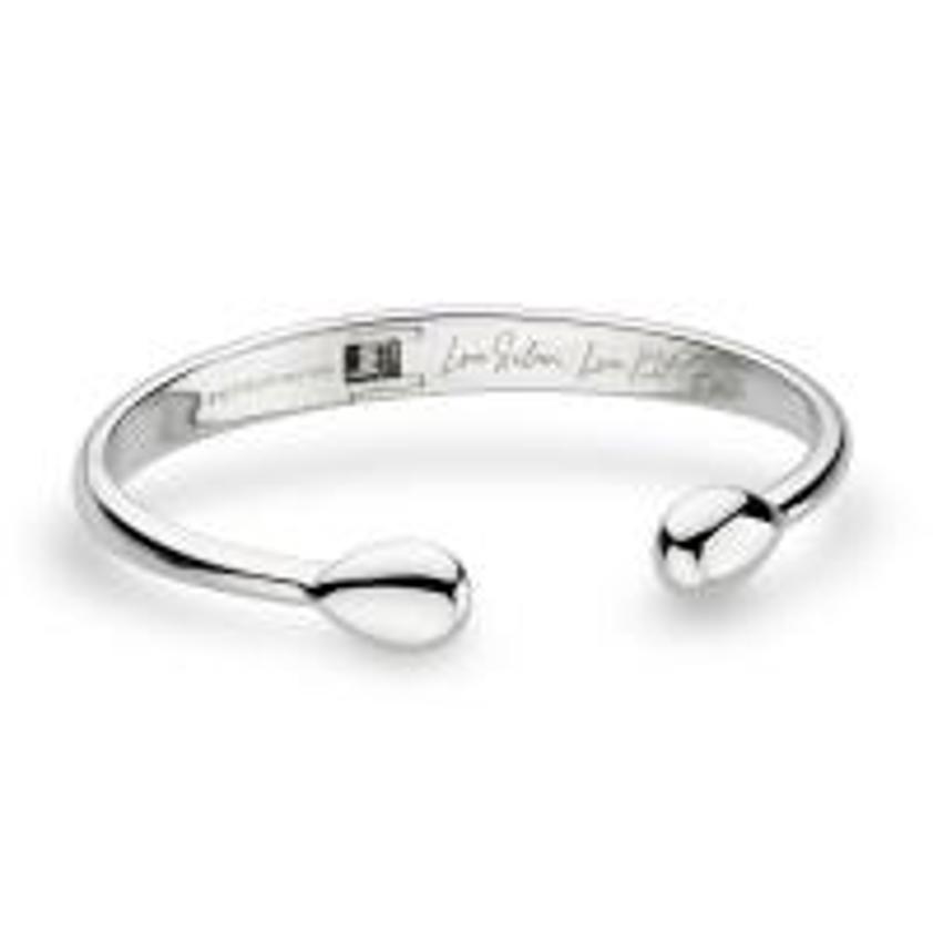 Coast Smooth Pebble Hinged Bangle M/L