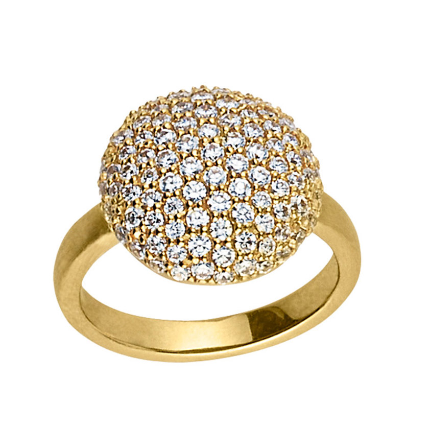 Sparkle 18ct GP Ring O1/2