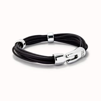 PUL2458MAR Brown Leather Bracelet