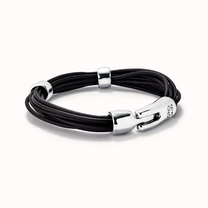 PUL2458MAR Brown Leather Bracelet
