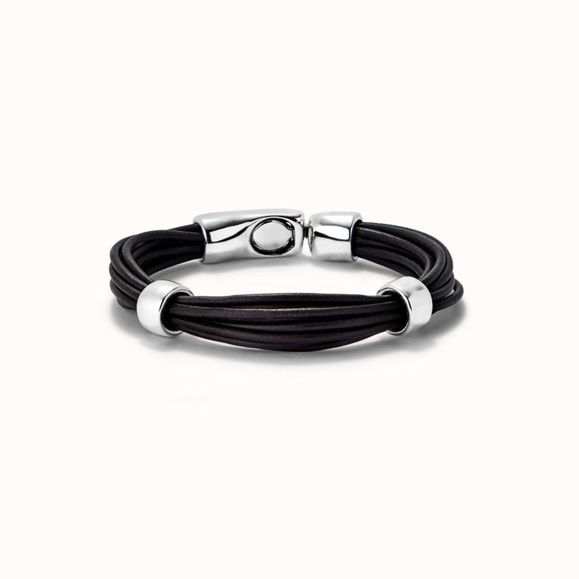 PUL2458MAR Brown Leather Bracelet