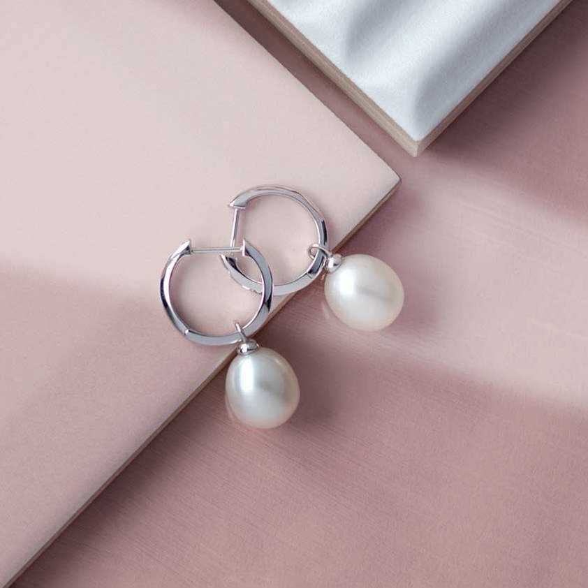 Revival Astoria Pearl Hoops