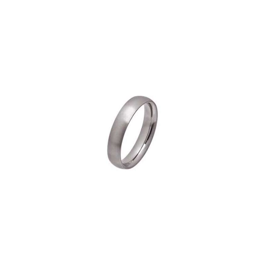 Titanium Court Ellipse Ring