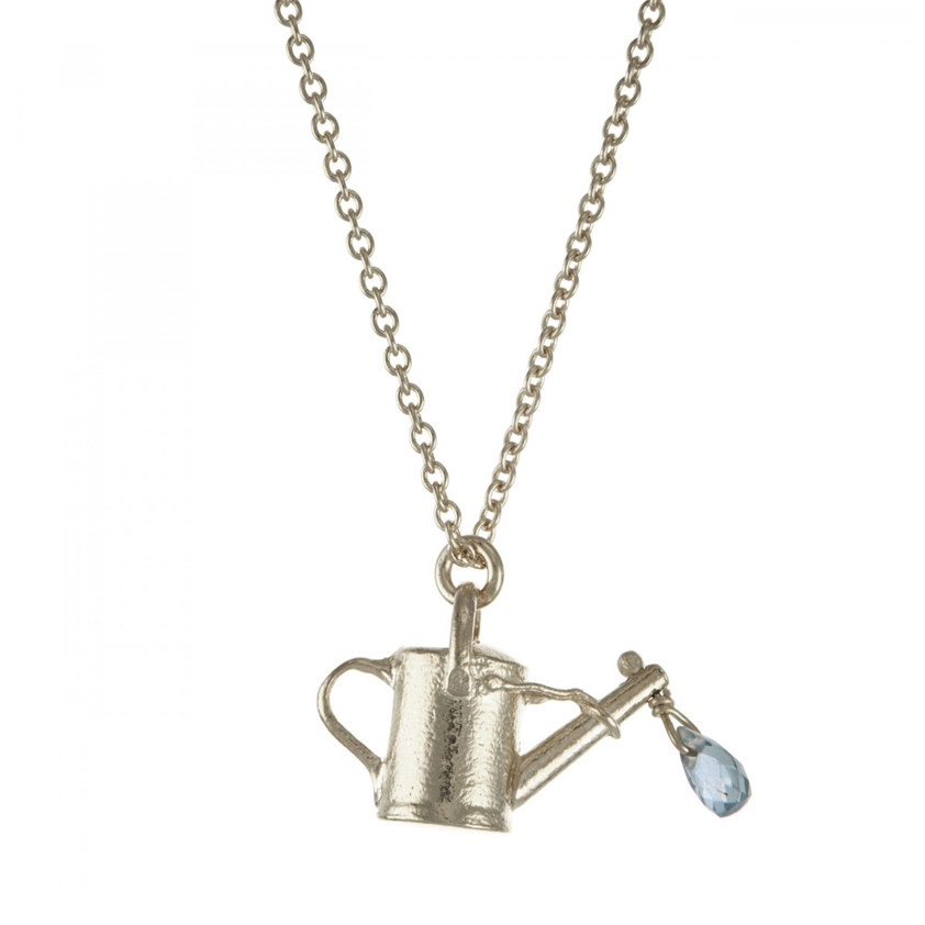 Sterling Silver Watering Can Necklace
