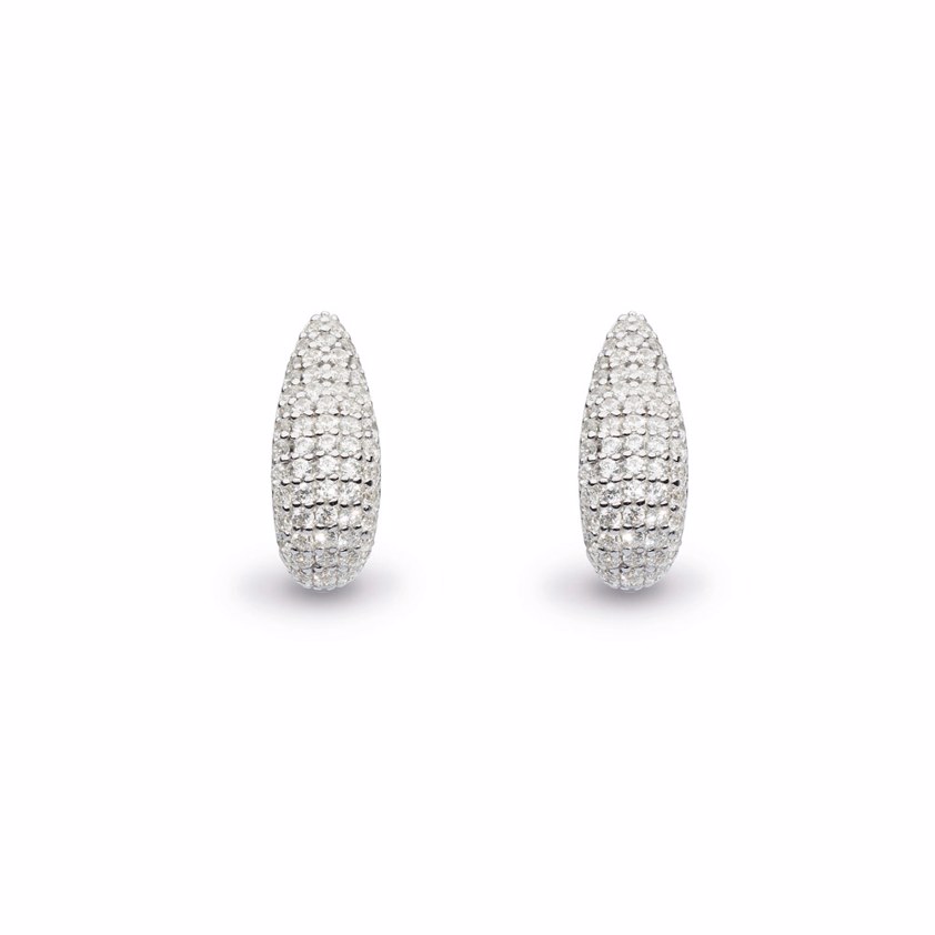 Coast Tumble Glisten Semi Hoop Studs