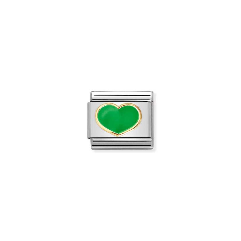 Green 030283 21/22/23/24/25 Coloured Heart