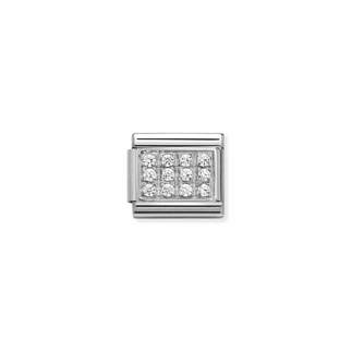 330307 01 White CZ Pave 330307 01 White CZ Pave