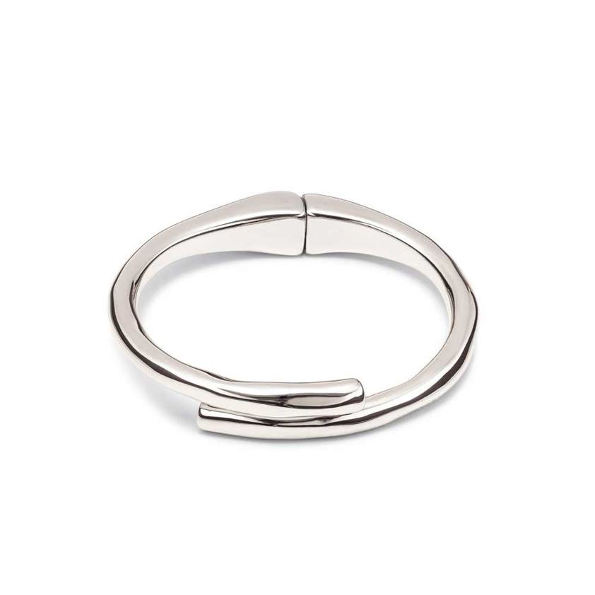 Silver Plated Meeting Point Bangle