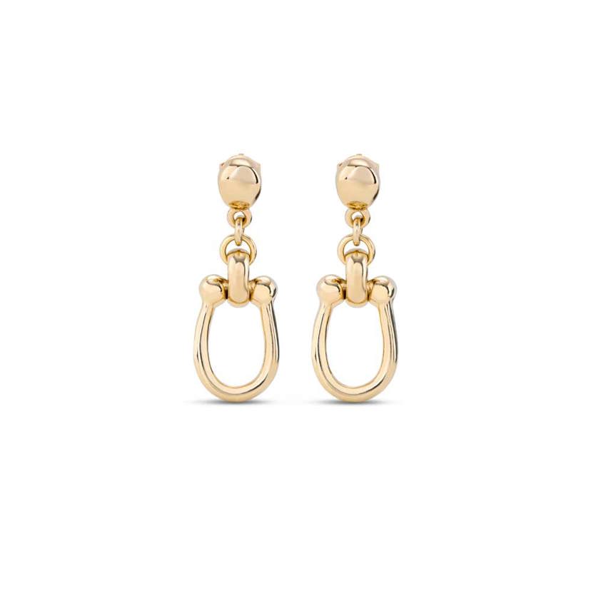 PEN0944 Small Oval Link Earrings