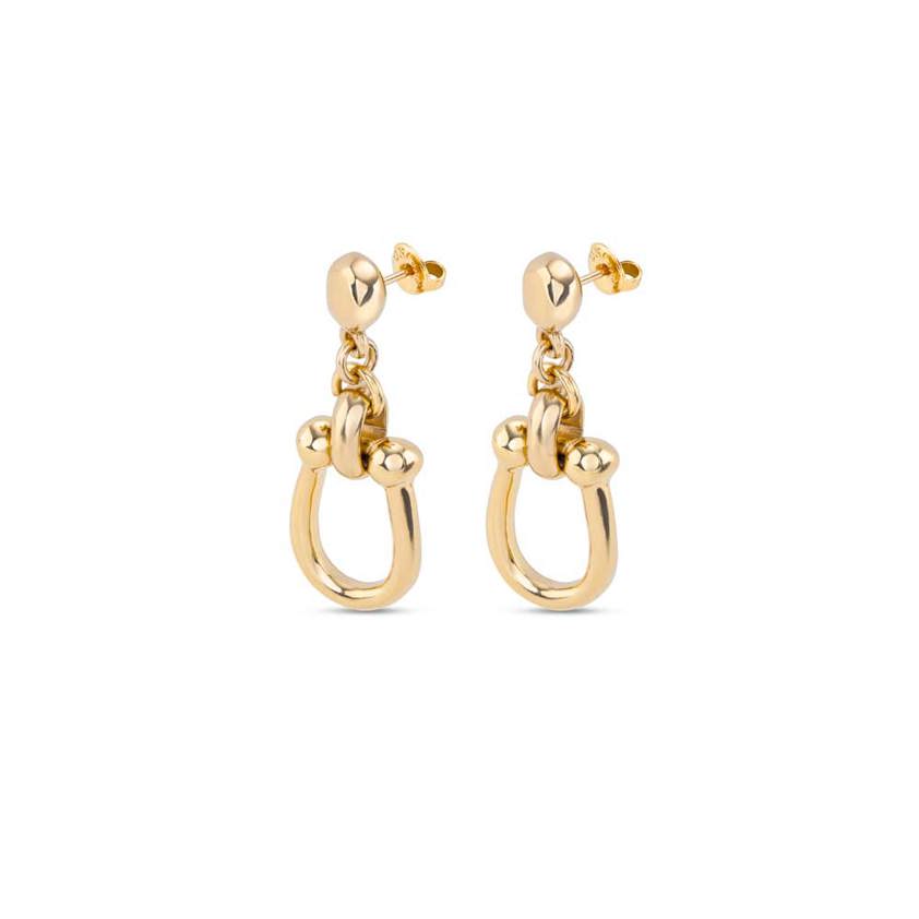 PEN0944 Small Oval Link Earrings