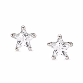Sterling Silver 149205 Sentimental Star Stud Earrings Sterling Silver 149205 Sentimental Star Stud Earrings