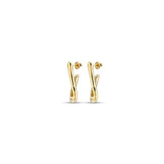 18K Gold Plated PEN0795 Just For U Earrings