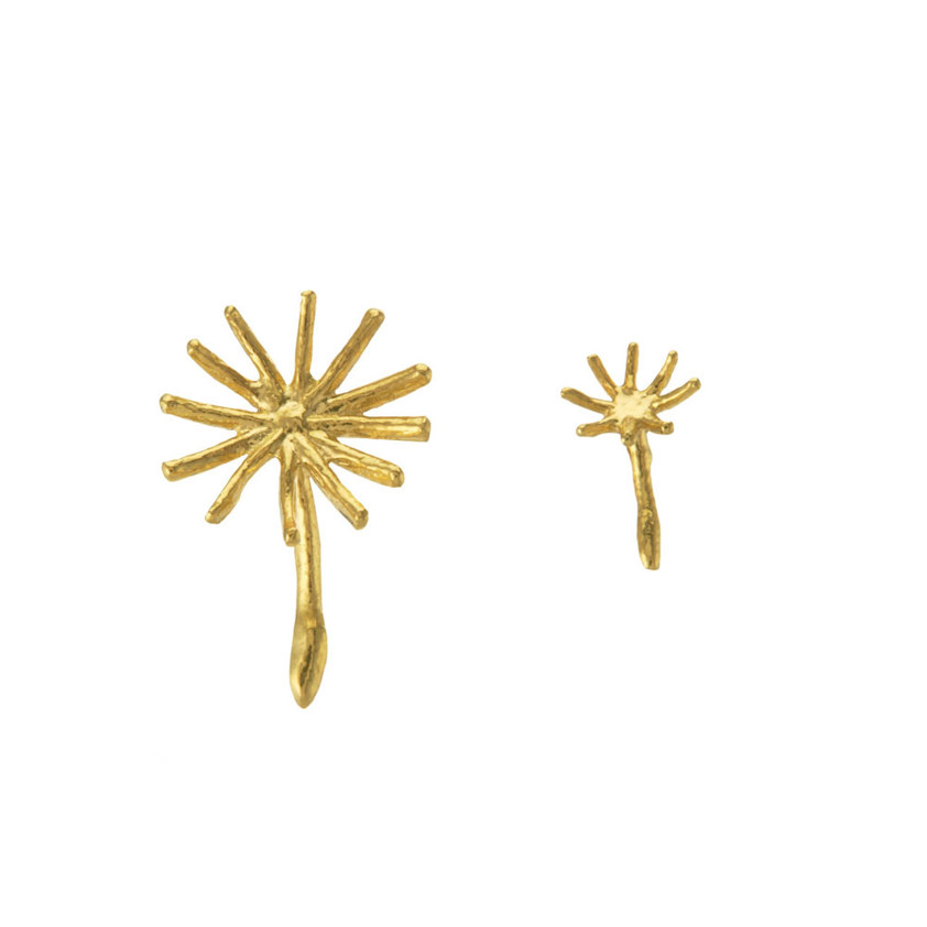 Dandelion Fluff Stud Earrings