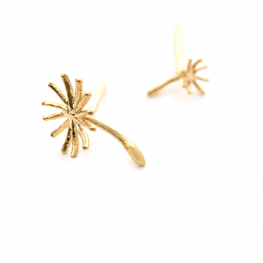 Dandelion Fluff Stud Earrings