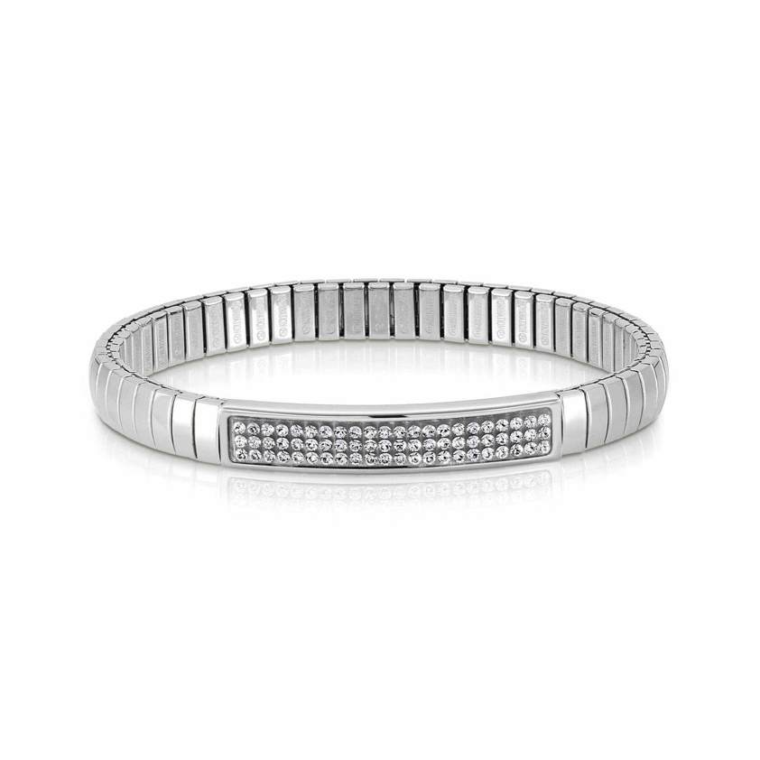 043210 10 White Crystal Bracelet
