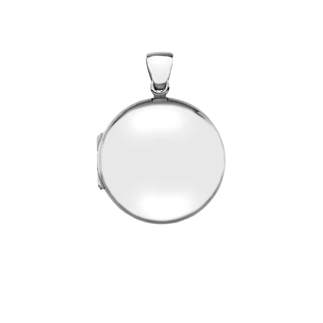 Silver Plain Round Locket